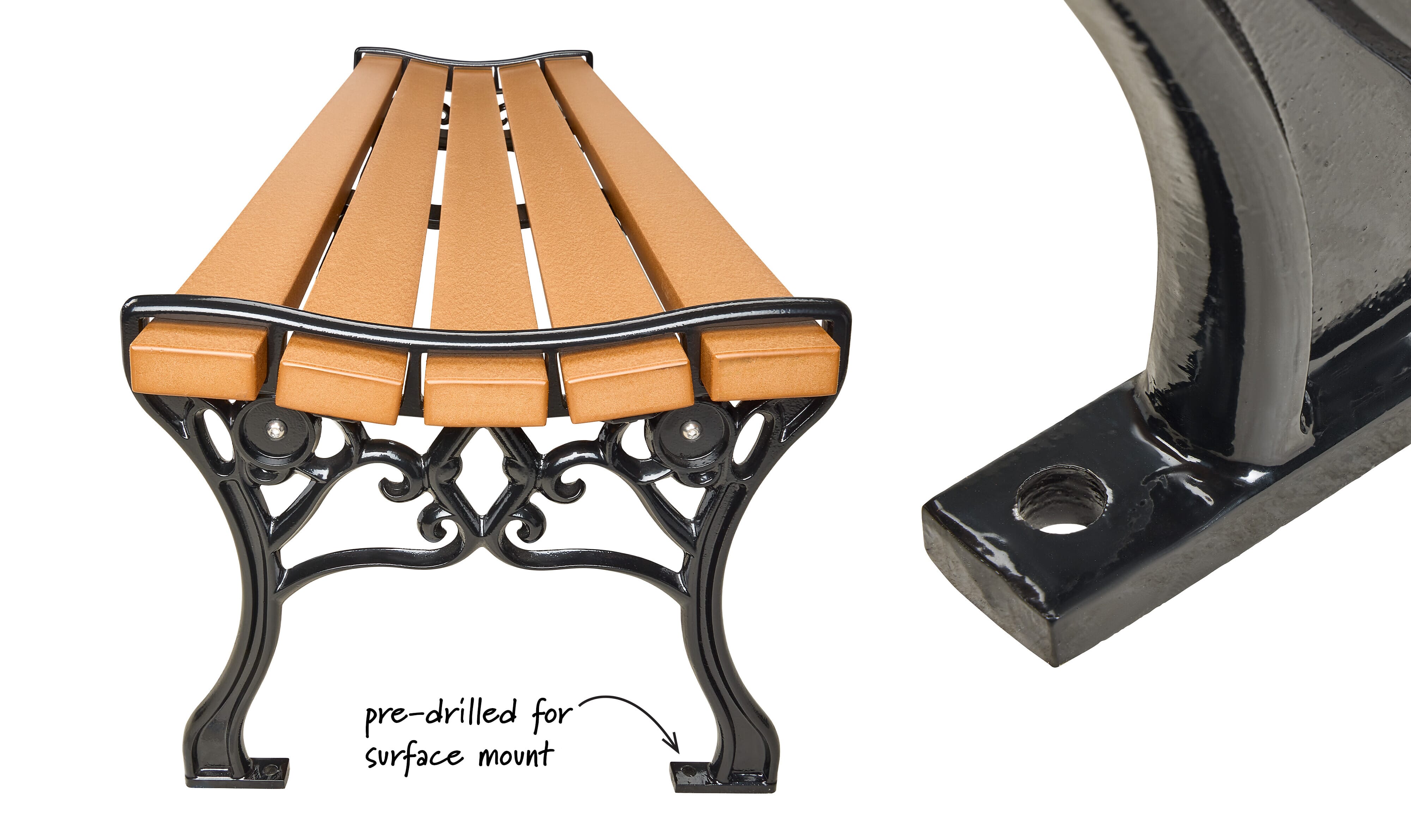 Georgetown Backless Benches BN-70 - - Barco Products