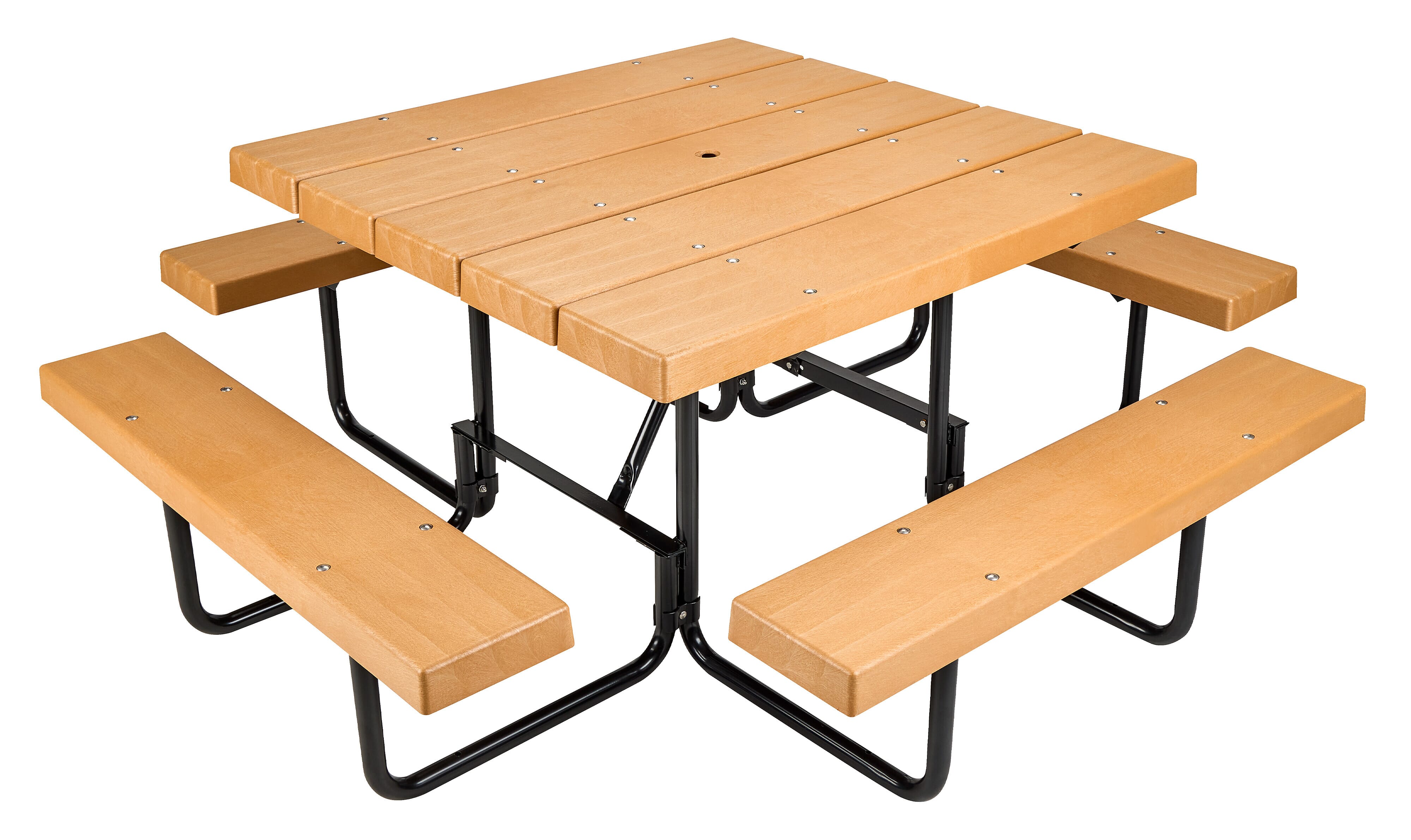 Square plastic picnic table discount