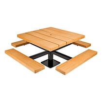 BarcoBoard™ Square Pedestal Picnic Tables
