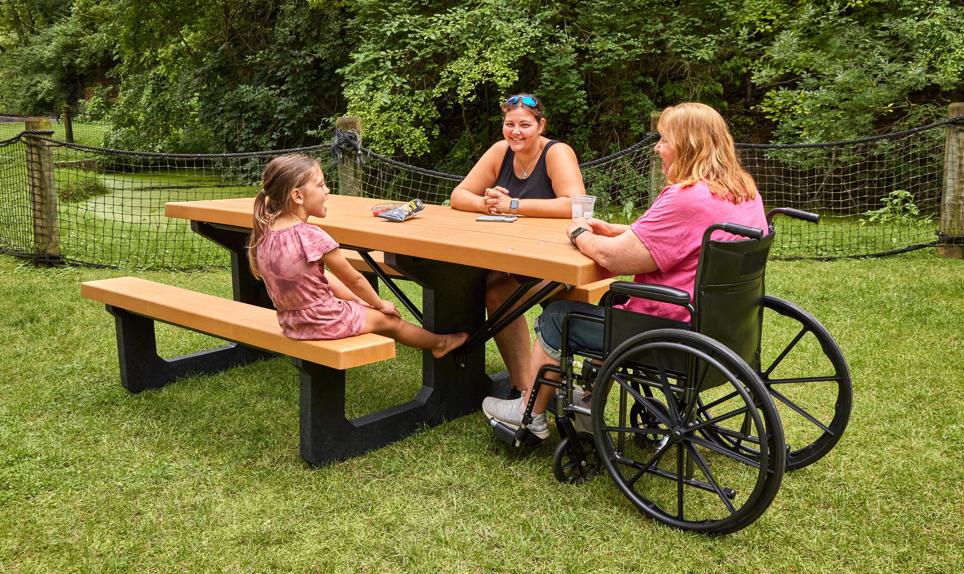 BarcoBoard™ Walk-Thru Wheelchair Accessible Table PT-13 - - Barco