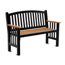 Mall Bench Arched Back