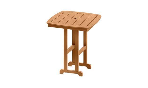 Traditional Square Bar Height Table