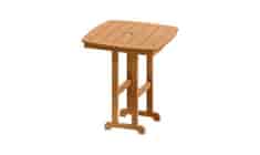 Traditional Square Bar Height Table
