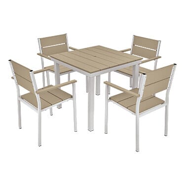 Oakton 5-piece Patio Dining Set - Dining Table