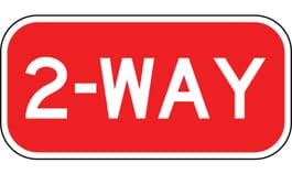 Two Way Stop Images 2-Way Stop Sign/ 12