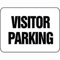 Visitor Parking Horizontal Sign
