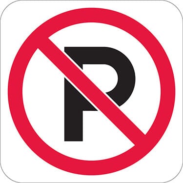 No Parking Symbol