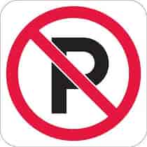 No Parking Symbol