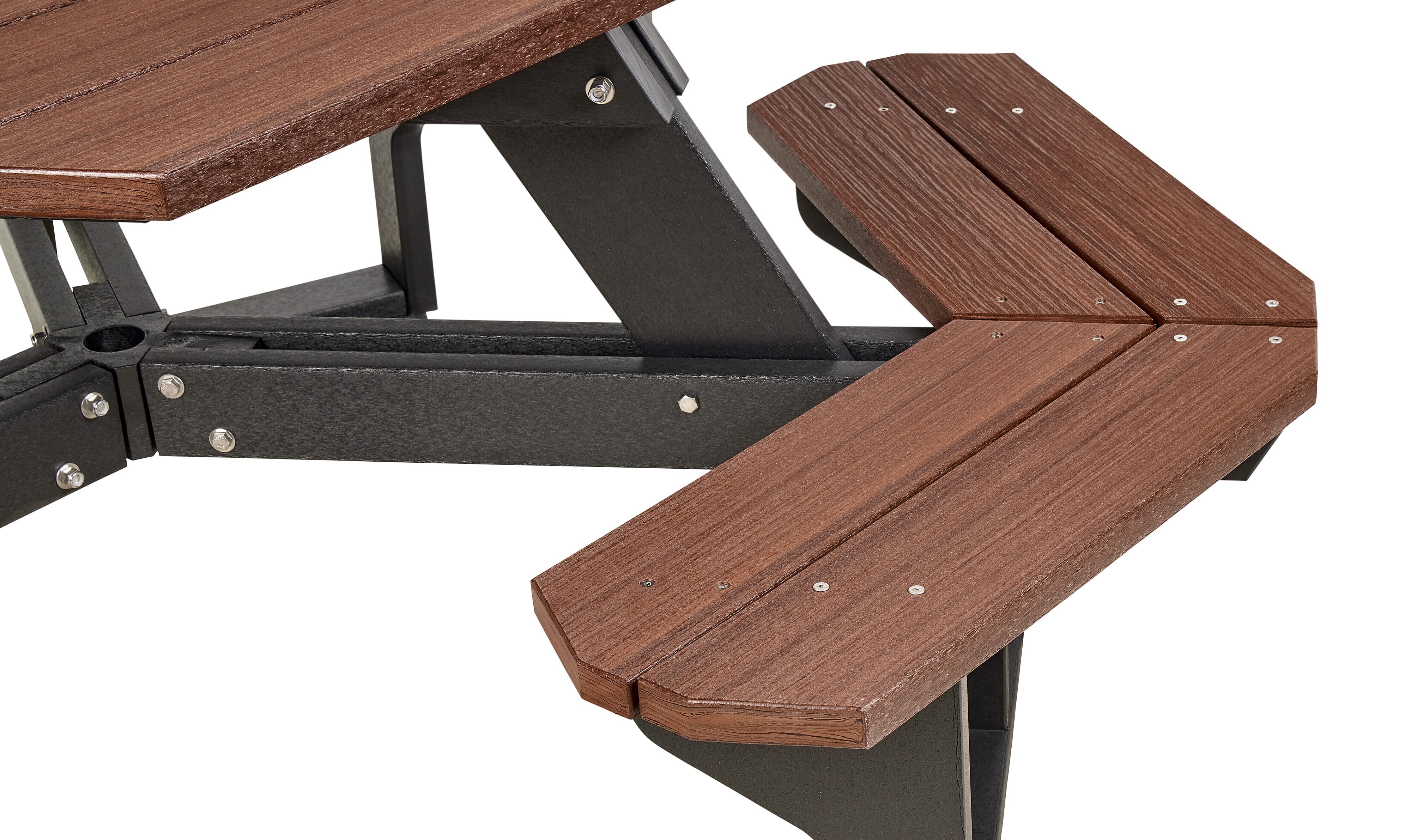 Hex Table - Wood Grain Naturals PT-94 - - Barco Products