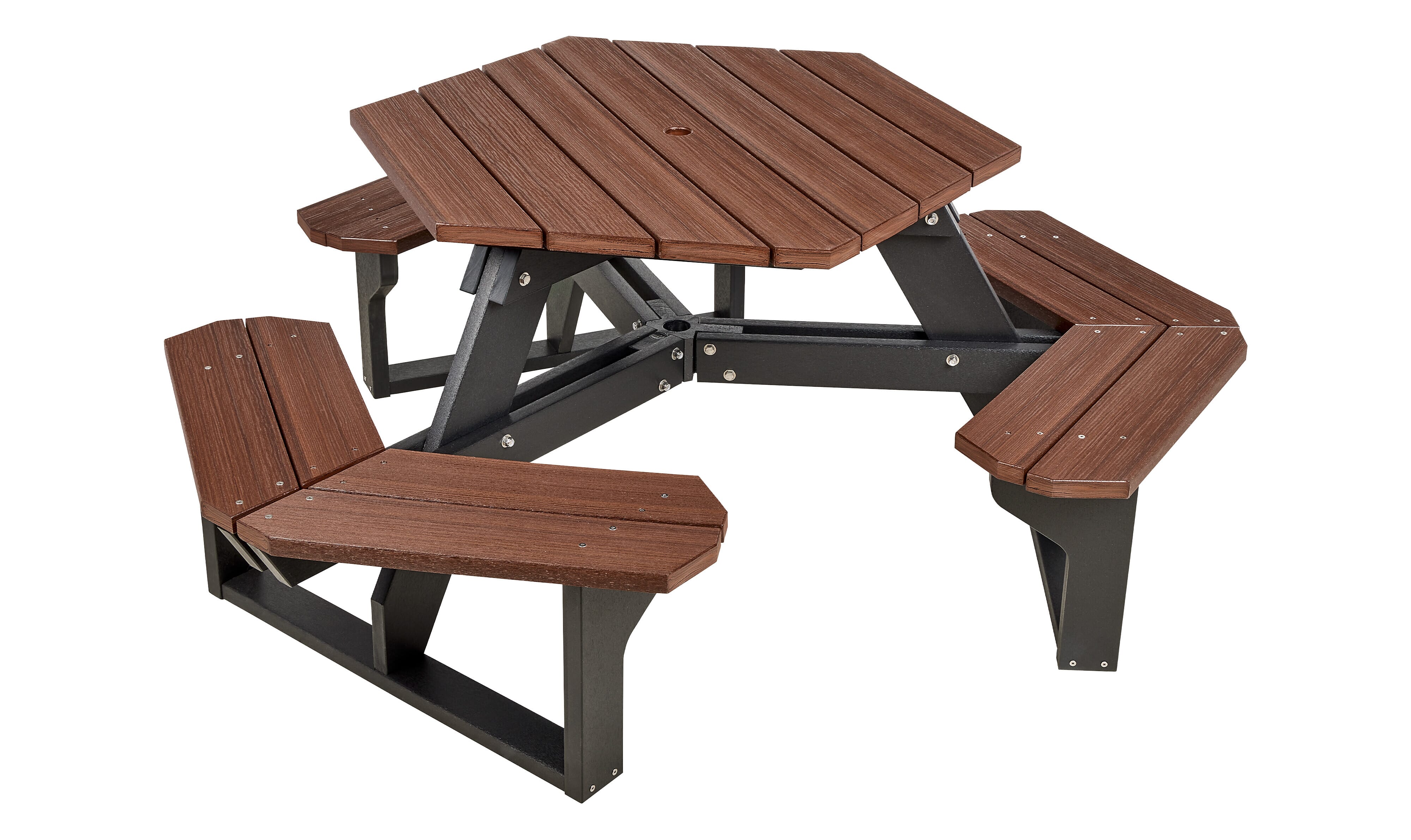 Hex Table - Wood Grain Naturals PT-94 - - Barco Products