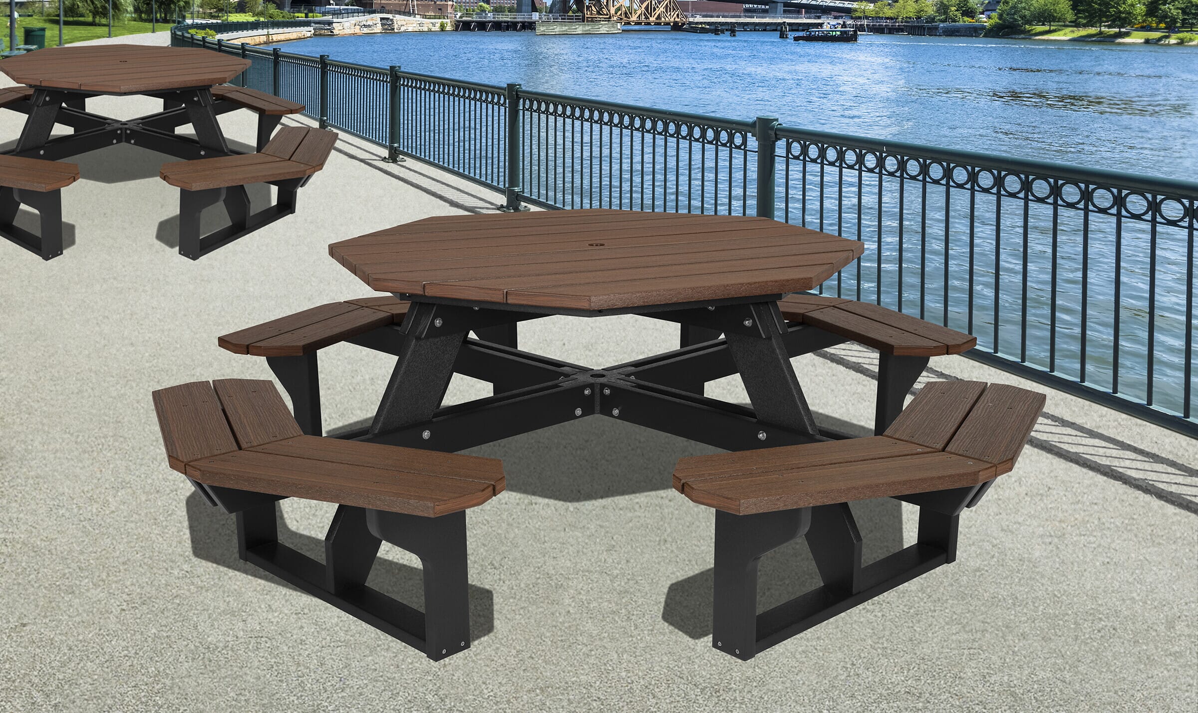 Octagon patio discount table seats 8