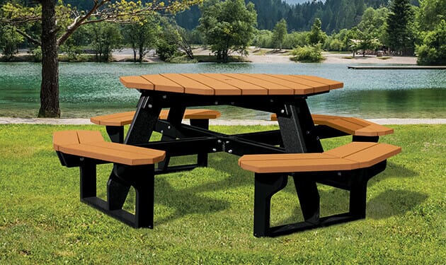 Octagon Tables TPT-127 - - Picnic Tables by TreeTop Products
