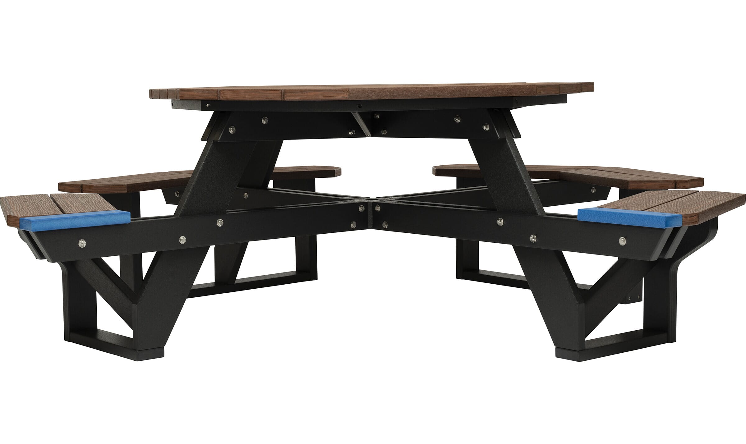 Octagon Wheelchair Accessible Tables - Wood Grain Naturals PT-140