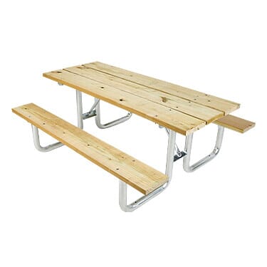 Outpost Wood Picnic Table, Rectangular