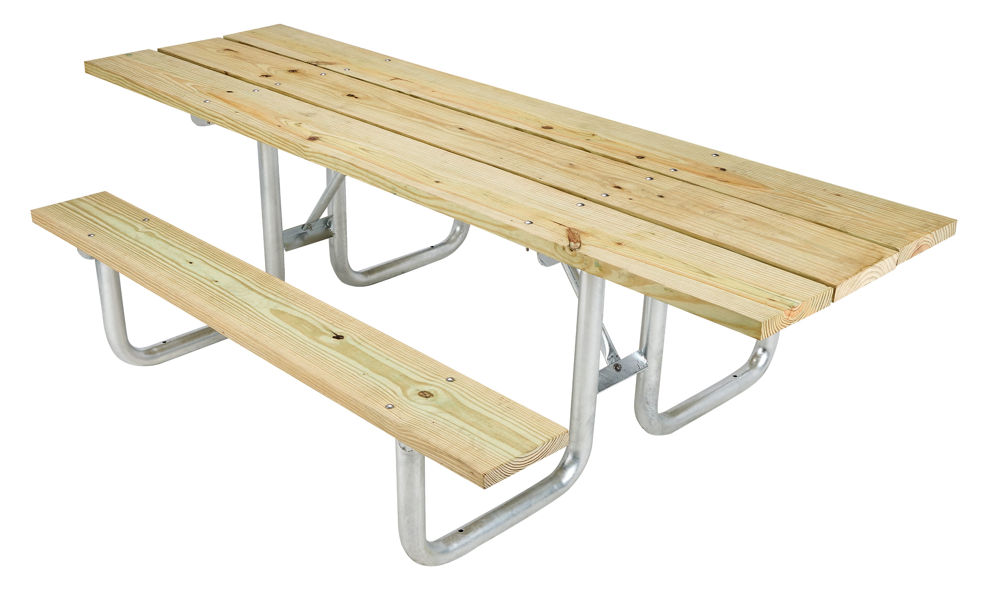 Outpost Double ADA Wood Picnic Table, Rectangular KTB3007PT/GV Wood