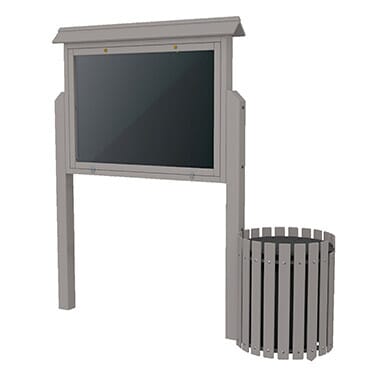 Message Center Trash Can