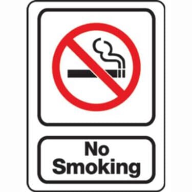No Smoking Sign