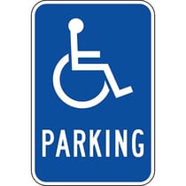 Accessible Symbol, Parking Sign