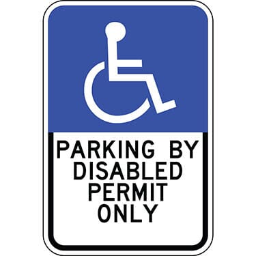 Parking By Disabled Permit Only Florida