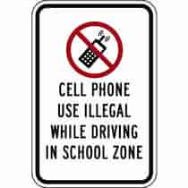 Cell Phone Use Illegal While Driving In School Zone