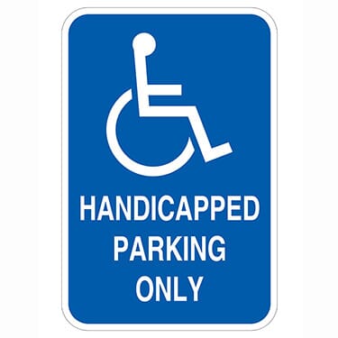 Handicapped Parking Only