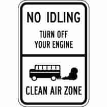 No Idling Turn Off Your Engine