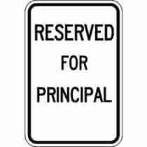 Reserved For Principal