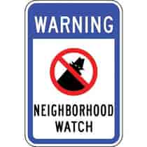 Warning Neighboorhood Watch
