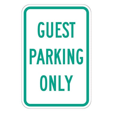Guest Parking Only