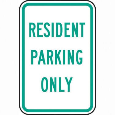 Resident Parking Only