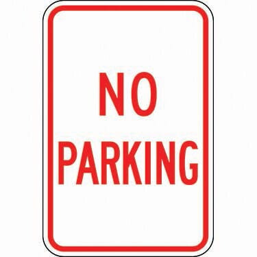 No Parking Sign