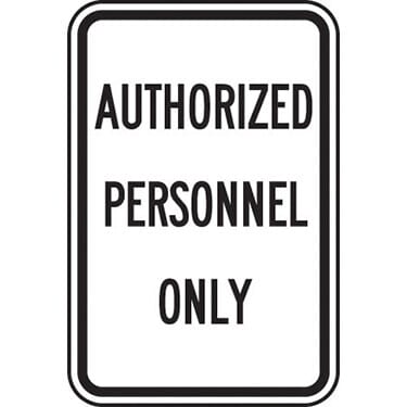 Authorized Personnel Only