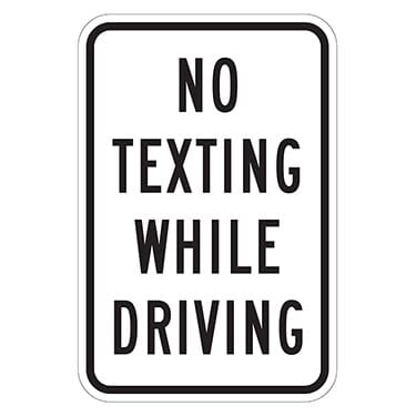 No Texting While Driving