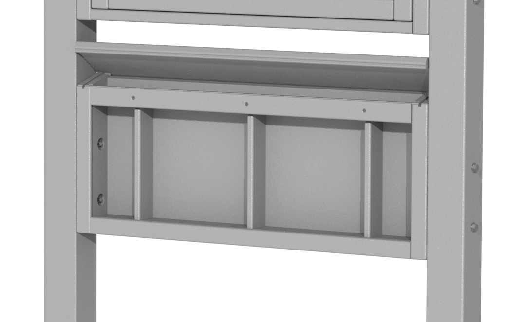 Literature Rack - Medium Horizontal Message Center