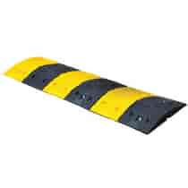 Extra 4.5' Section - Glue-Down Premium Rubber Speed Bump/Black and Yellow