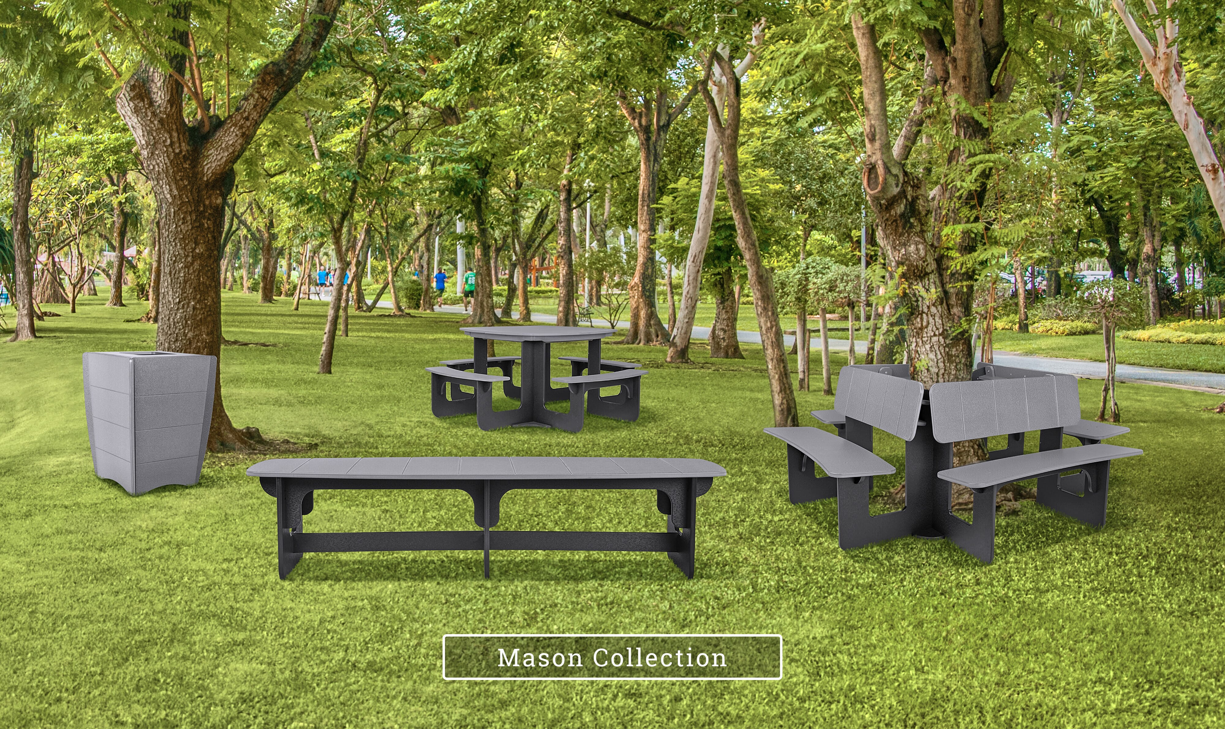 Mason Picnic Table PT-142 - - Barco Products