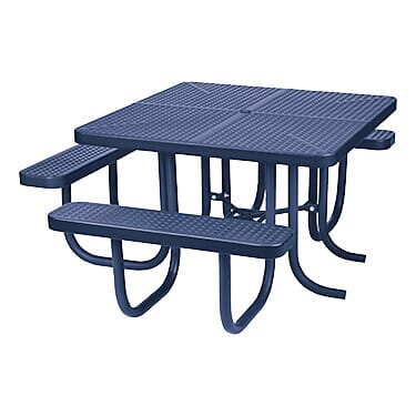 Total Coat Perforated Square Wheelchair Accessible Picnic Table