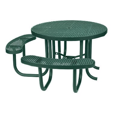 Total Coat Round Wheelchair Accessible Picnic Table