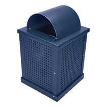 Total Coat Perforated Arch Top Receptacle