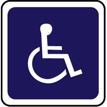 ADA Symbol Sign