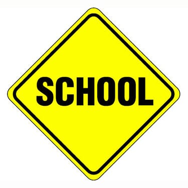School Road Sign