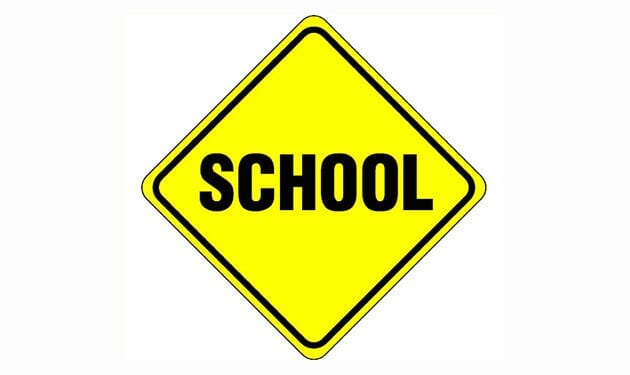 School Road Sign