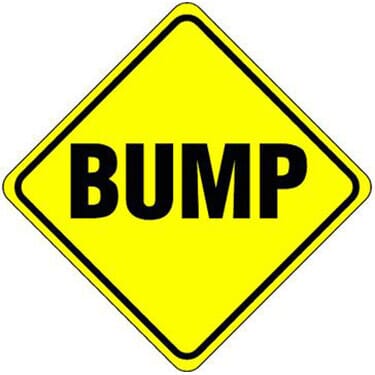 Bump Warning Sign