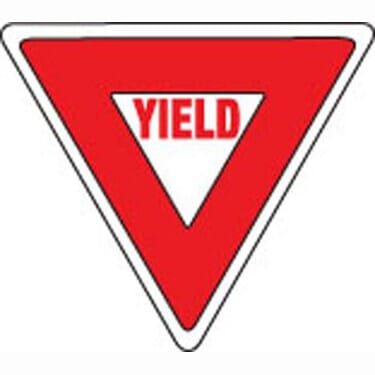 Yield - Triangle Sign