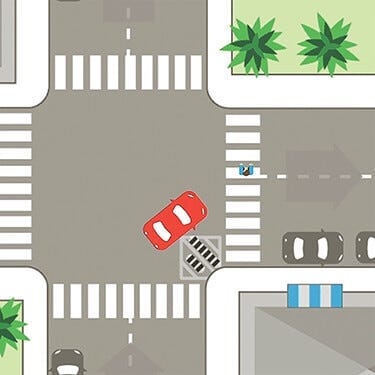 Right Turn Calming - Wedge Kit