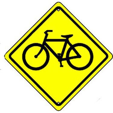 Bike Crossing Sign