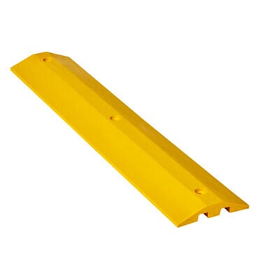 Safety-Yellow Recycled Plastic Speed Bumps