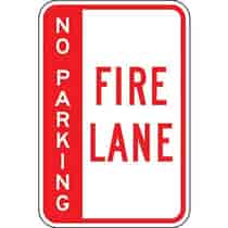 No Parking Fire Lane - Side Bar Sign