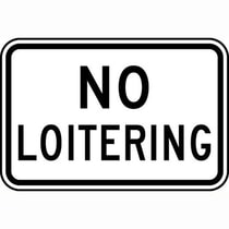 No Loitering