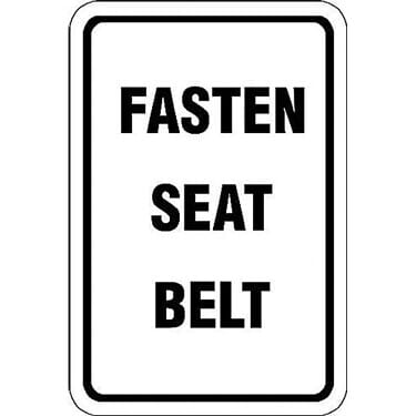 Fasten Seat Belt Sign